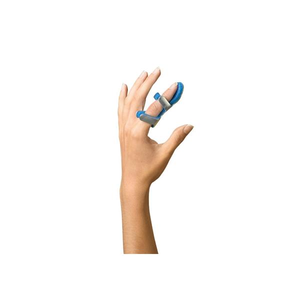 Medline Industries  Splint Frog Finger Silver Size Large 12/Ca