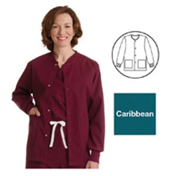 ComfortEase by Medline Jacket Warm-Up Poly/Ctn ComfortEase Unsx CrbnBl 3XL 2Pckt Ea