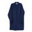 Medline Industries  Lab Coat Barrier 100% Polyester ASEP Unisex Navy Small Ea