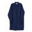 Medline Industries  Lab Coat Barrier 100% Polyester ASEP Unisex Navy X-Small Ea