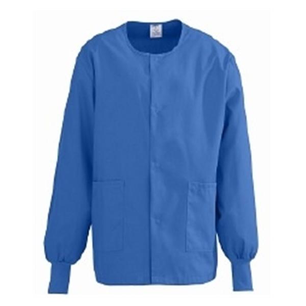 ComfortEase by Medline Jacket Warm-Up Poly/Ctn ComfortEase Unsx RylBlu XS 2Pckt Ea