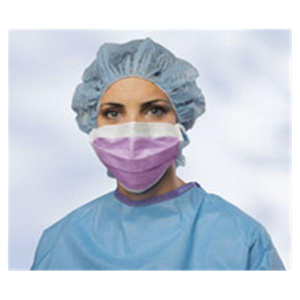 Medline Industries  Mask Earloop Anti-Fog Fluid Resistant Purple 300/Ca