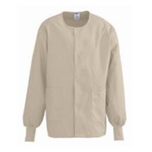 ComfortEase by Medline Jacket Warm-Up Poly/Ctn ComfortEase Unsx Khk Lg 2Pckt Ea