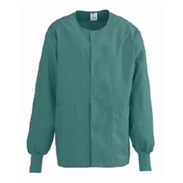 ComfortEase by Medline Jacket Warm-Up Poly/Ctn ComfortEase Unsx Evergrn Sm 2Pckt Ea