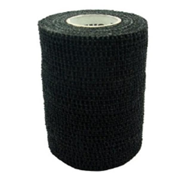 Andover Coated Products Bandage CoFlex 4"x5yd Compression Elastic Black Ltx NS 18/Bx