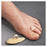 Bird & Cronin Crest Pad Toe Suede Leather Beige Size Large Right 3/Pk