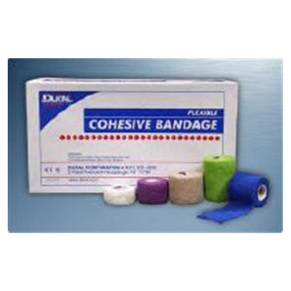 Dukal oration Bandage Elastic 1" Non-Sterile Cohesive Dark Blue 30/Bx