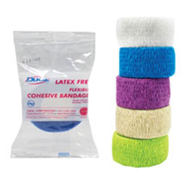 Dukal oration Bandage Elastic 1" LF Cohesive Assorted 30/Bx