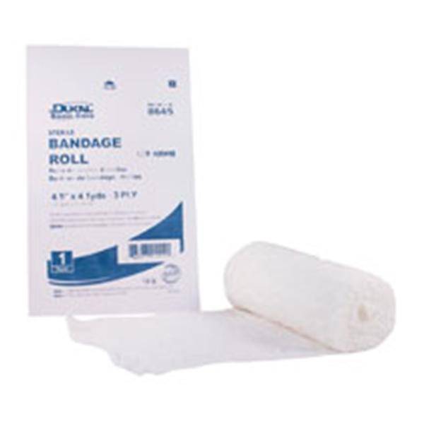 Dukal oration Bandage 4.5"x4.1yd Gauze Fluff Roll Sterile 100/Ca