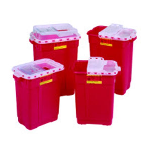Becton-Dickinson Collector Sharps 9gal X-Large Red/Clear Ea, 8 EA/CA (305602)