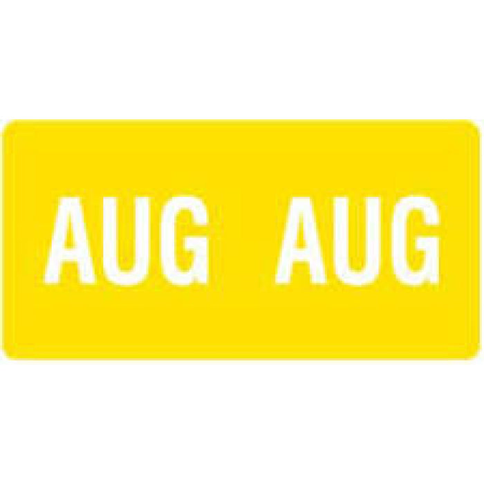 Color: Yellow Dimensions: 1" X 1/2" 250/Pack