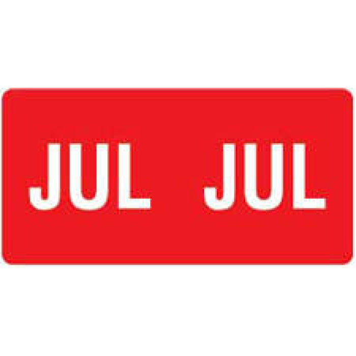 Color: Red Dimensions: 1" X 1/2" 250/Pack