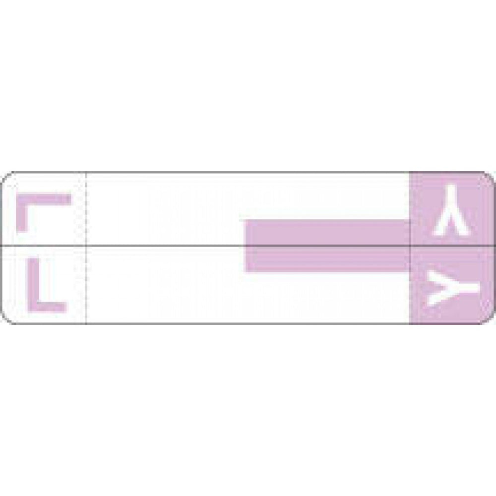 Smead Compatible Alphaz Color-Code Label Alphabetical Compatible Series 3 5/8" X 1 1/8" 100/Pack