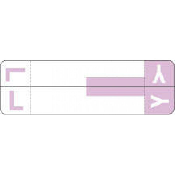 Smead Compatible Alphaz Color-Code Label Alphabetical Compatible Series 3 5/8" X 1 1/8" 100/Pack