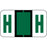 Pos Compatible Color-Code Label Alphabetical Compatible Series 1 5/8" X 15/16" 126/Pack