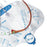 Kendall 2-Way Closed Foley Catheter Tray with 100% Silicone Foley Catheter, 5cc Balloon Capacity
