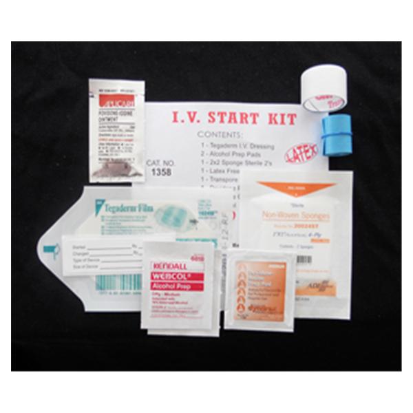 Motion Medical Distributing Kit IV Starter With Alcohol Prep Pad/Label LF Ea, 100 EA/CA (1330)