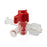Namic 4-Way Stopcocks - 4-Way Stopcock with OFF Handle Position, Low Pressure, Rotating Male Collar, Female Fitting, 200 PSI - H965700150121