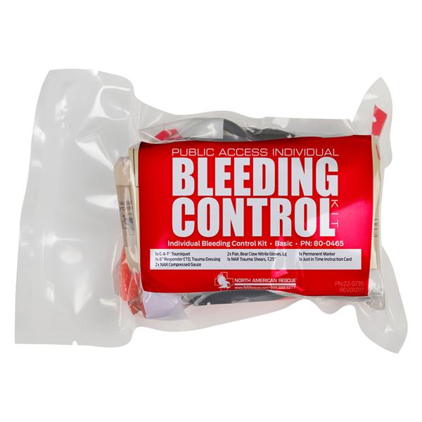 North America Rescue  Kit Bleeding Control Public Access Ea (80-0465)