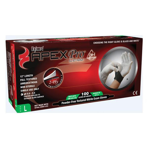 Ansell Healthcare Products  Gloves Exam Apex Pro Powder-Free Nitrile Latex-Free Large 500/Ca