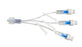 BD Smallbore Trifuse Extension Sets - Tri-Port Extension Set with 2 SmartSite Valves and Luer-Lock - 20337E