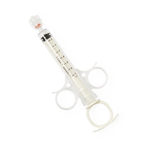 Namic Angiographic 7 mL Control Syringes with Rotator - High Pressure with Thumb Ring Plunger Style and Finger Ring, Narrow Barrel, 0.5 mL Reservoir, Rotating Male Adaptor Fitting, 7 mL - H965700830071