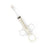 Namic Angiographic 10 mL Control Syringes with Rotator - Angiographic High-Pressure Control Syringe with Thumb-Ring Plunger and Finger Ring, Rotating Male Adaptor, 2" Extension, 0.5 mL Reservoir, 10 mL - H965700850051