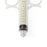 Namic Angiographic 12 mL Control Syringes - Angiographic High-Pressure Control Syringe with Thumb-Ring Plunger and Finger Ring, Fixed Male Luer Lock, 0.5 mL Reservoir, 12 mL - H965700870031