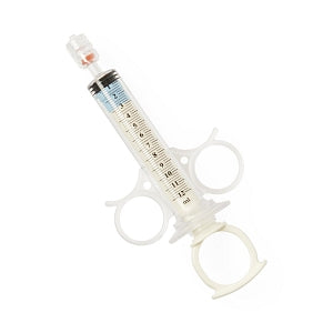 Namic Angiographic 12 mL Control Syringes with Rotator - High Pressure with Thumb Ring Plunger Style and Finger Ring, Rotating Male Adaptor Fitting, 12 mL - H965700880071