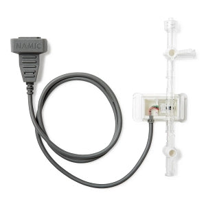 Namic Disposable Pressure Transducers - Disposable Pressure Transducer with 1-Way to 3-Way Stopcock, 24" (61 cm) - H965704000521