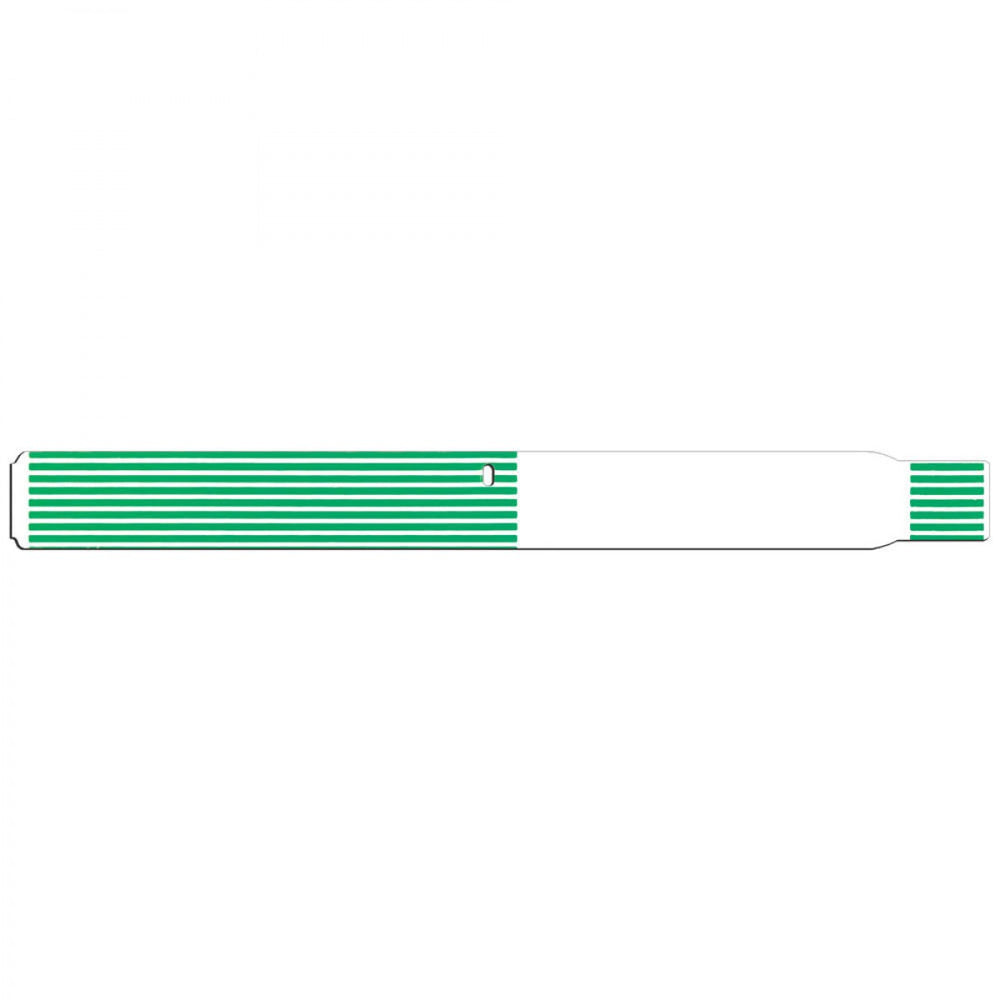Scanband Thermal Wristband Thermal Adhesive Closure 1 1/8"X11 1/2 1" Adult Green - 340 Per Box