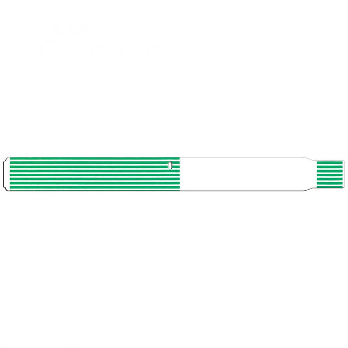 Scanband Thermal Wristband Thermal Adhesive Closure 1 1/8"X11 1/2 1" Adult Green - 340 Per Box