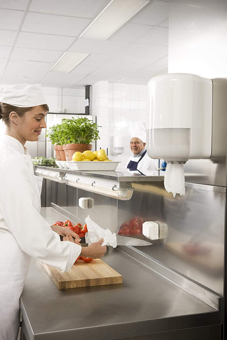 Essity Professional Tork Centerfeed Dispensers - Center-Feed Elevation Mini Box Pro Dispenser, White - 559020A