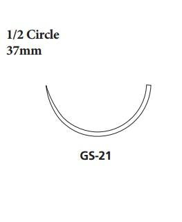 Covidien V-LOC PBT Nonabsorbable Wound Closure Devices - V-LOC Wound Closure Device, Blue, Size 1, 12", GS-22 Needle - VLOCN2117
