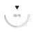 Covidien Surgipro-II & Surgilon Sutures - Surgipro-II Suture, Blue, Size 7/0, 18", CV-1 Needle - VP-701-MX