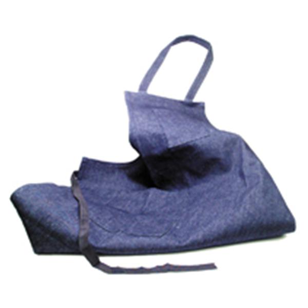 Grobet File Of America Apron Denim Unisex Blue 28 in x 36 in Adult Ea