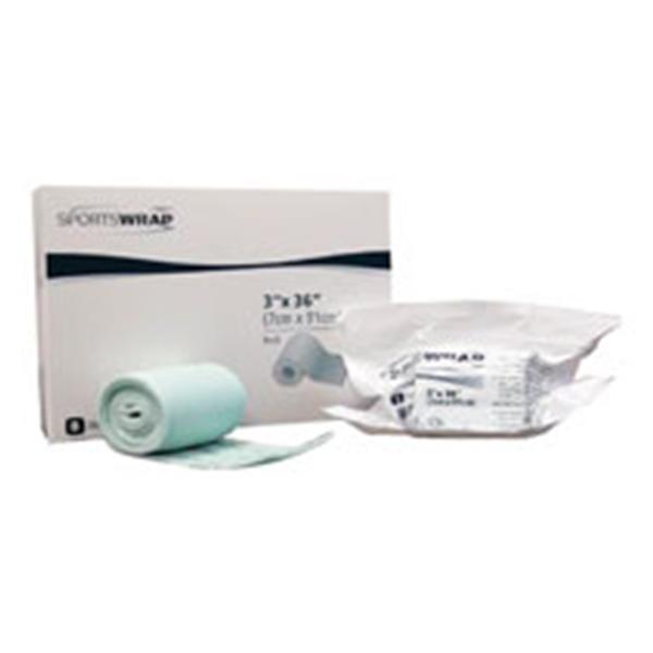Ferris Mfg  Bandage PolyMem SportsWrap Dressing Fm 3x36" NS Roll Wht 16Rl/Ca