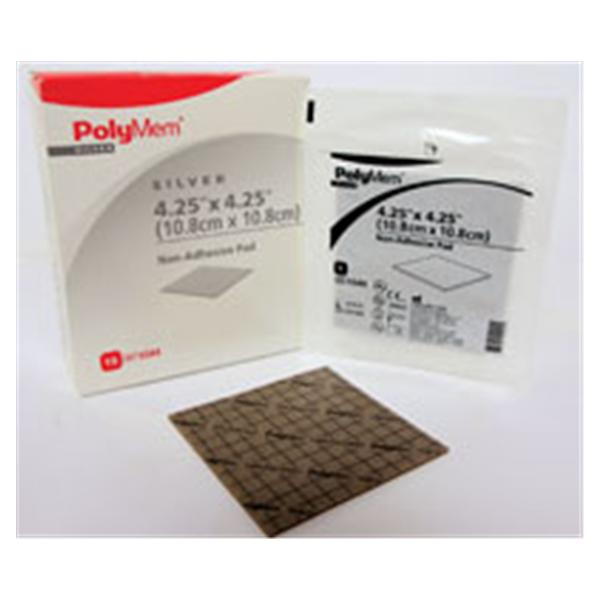 Ferris Mfg  Dressing Polymem Silver Hdrphlc 4x4" Strl Non-Adhesive LF 30/Ca