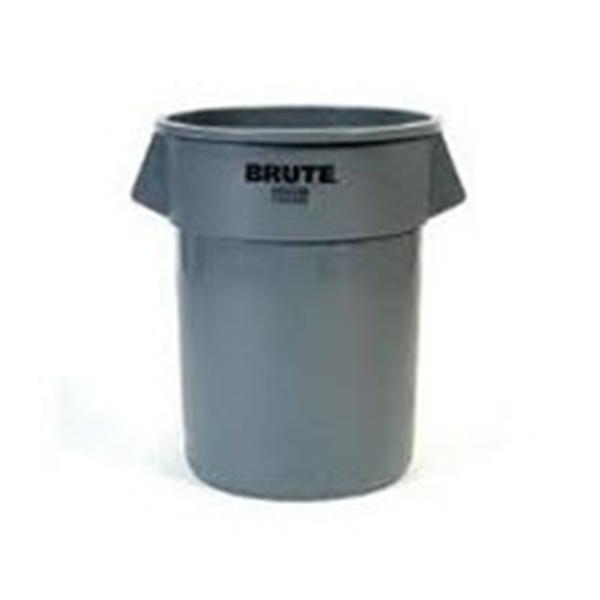 Rubbermaid Container Utility Brute Polyethylene 55gal White Round 3/CA