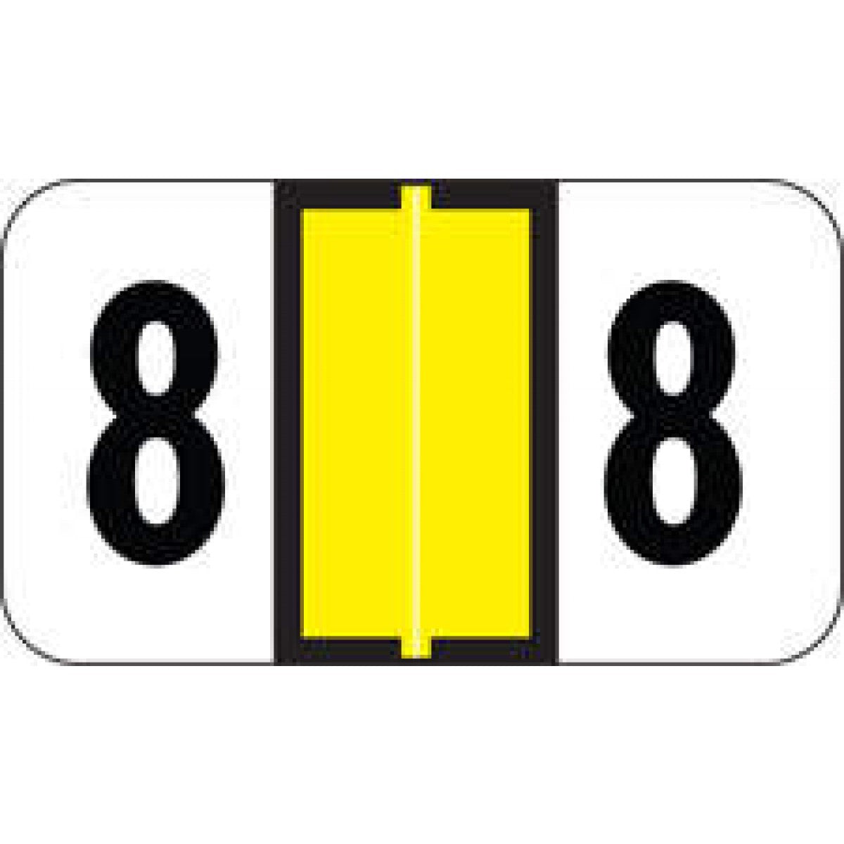 Jeter Compatible 7300 Color Code Label Numeric 