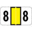 Jeter Compatible 7300 Color-Code Label Numeric Compatible Series 1 5/8" X 15/16" 500/Roll