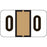Jeter Compatible 7300 Color-Code Label Numeric Compatible Series 1 5/8" X 15/16" 500/Roll