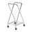 Clinton Industries Hamper Laundry Chrome Plated Steel 19-3/4x19-3/4x42" Silver Ea