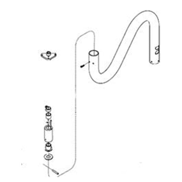 Midmark oration Tube Down Kit For 354/355 Mobile Light 10' Ea