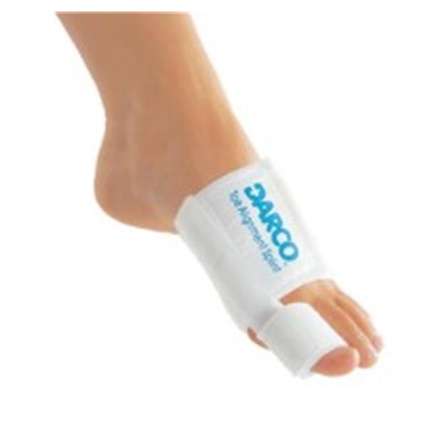 Alimed Splint Alignment Darco TAS Adult Toe Ctn/Fm Wht Sz OSFA Univ Ea