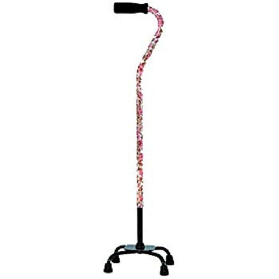 Quad Cane Floral