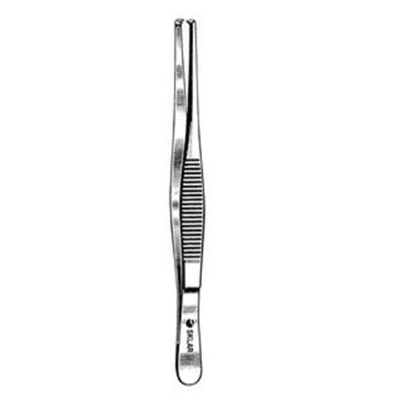 Sklar Instruments Forcep Tissue 5" Straight 1x2 Teeth Stainless Steel Ea (19-1250)