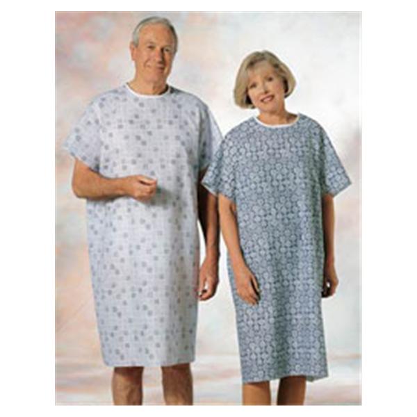 Encompass Group Gown Patient Poly/Ctn Encompass 1Sz Blk Adlt 12/BX