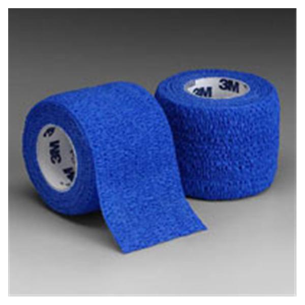 3M Medical Products Bandage Coban Wrap Elastic 1"x5yd Latex Non-Sterile Blue 30/Bx