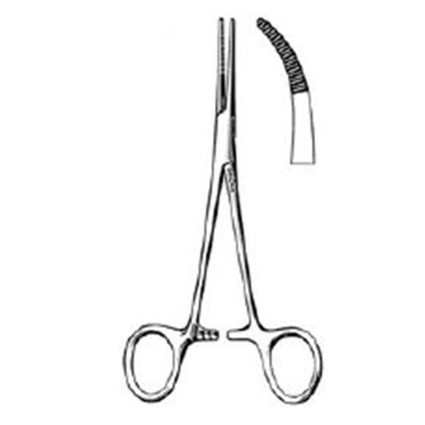 Sklar Instruments Forcep Hemostatic Kelly Sklarlite 5-1/2" Serrated Curved SS Ea